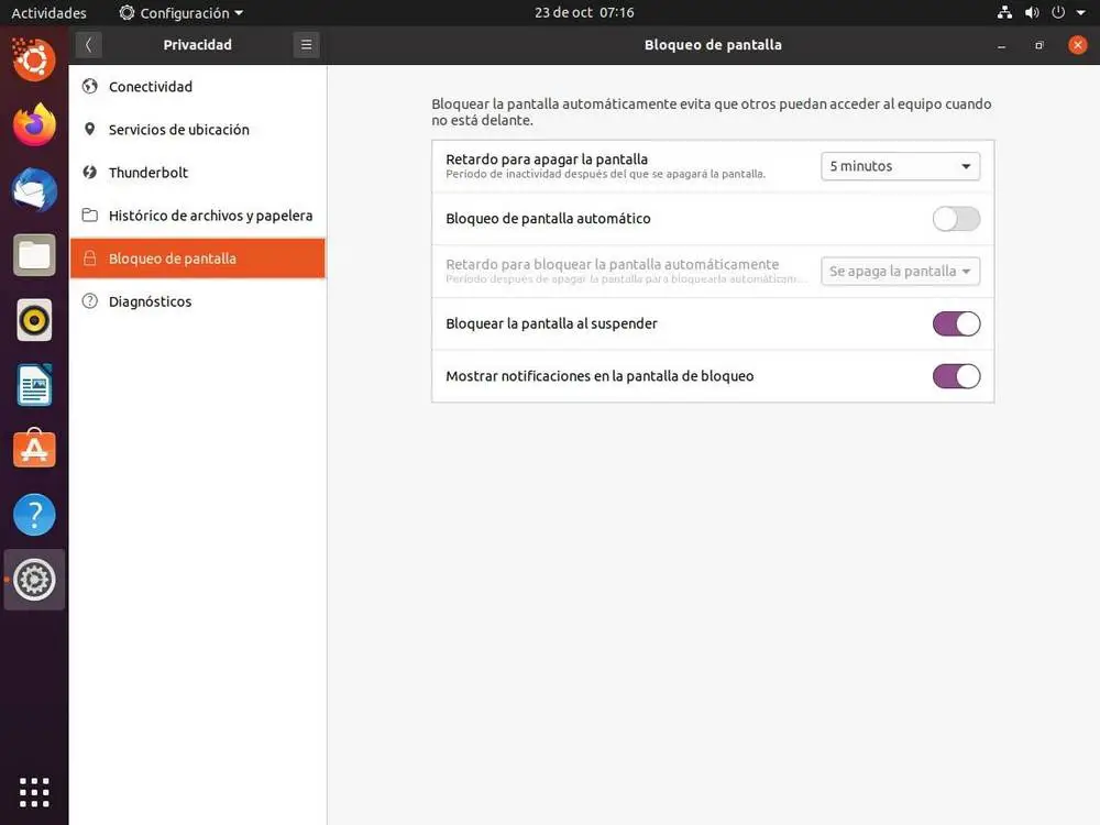 Configure Linux Auto Lock