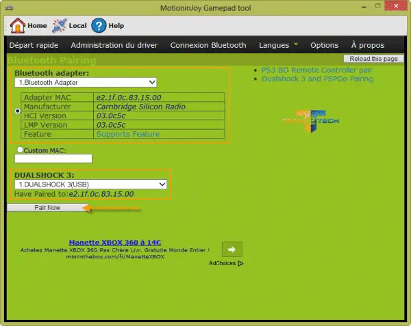 motioninjoy-bluetooth-pair